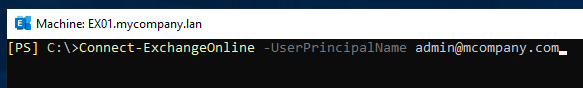 connect to Exchange Online